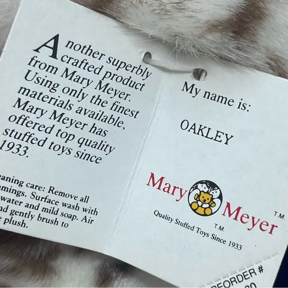 Mary Meyer Oakley Spotted Owl 13” Plush w/ tags